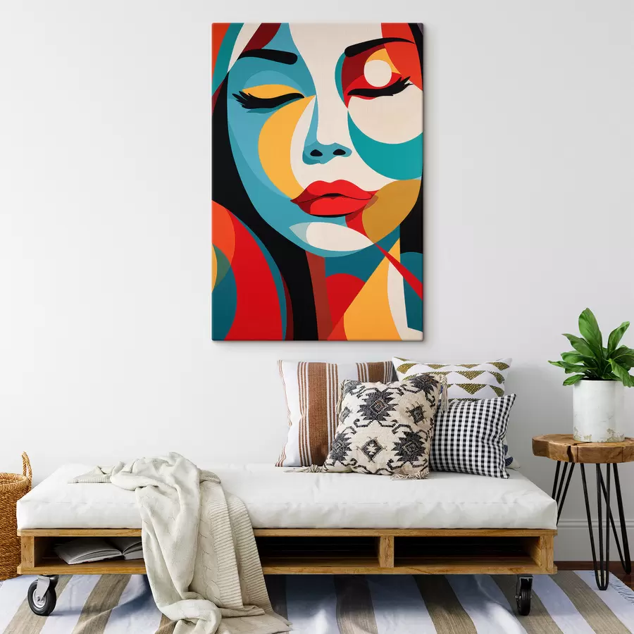 murales de pared Retrato abstracto s48948