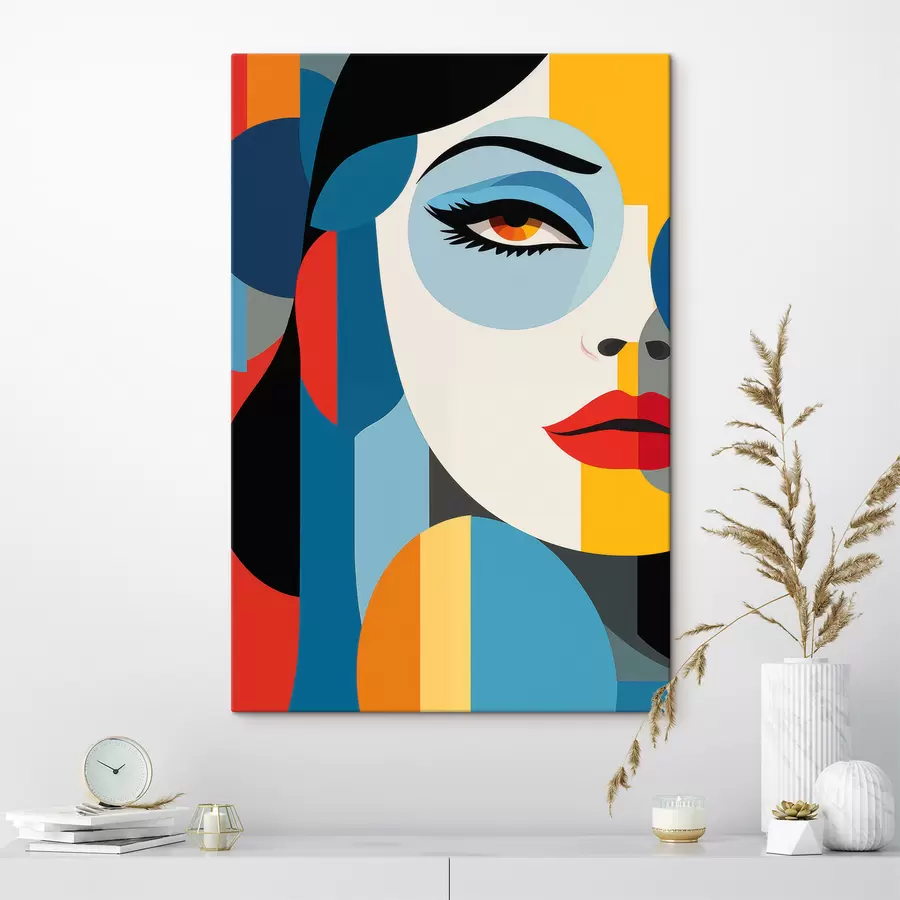 murales de pared Retrato abstracto s48949