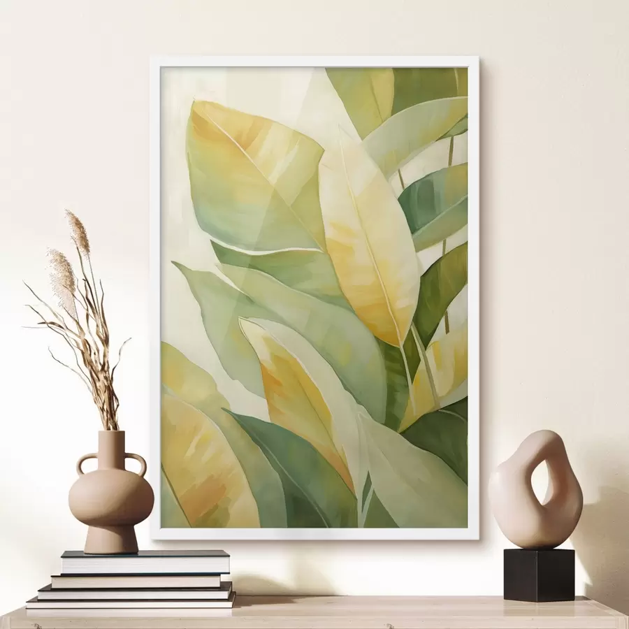 murales de pared Hojas f48938