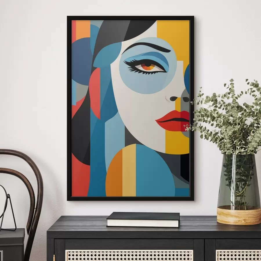 murales de pared Retrato abstracto f48949