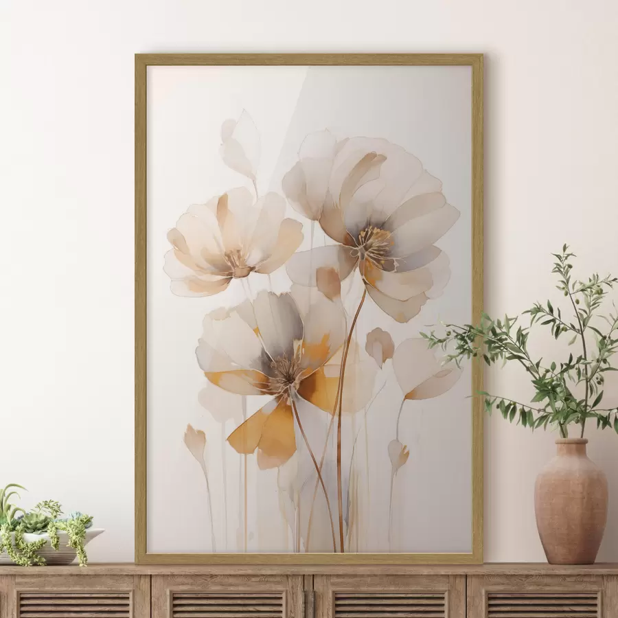 murales de pared Flores f48955