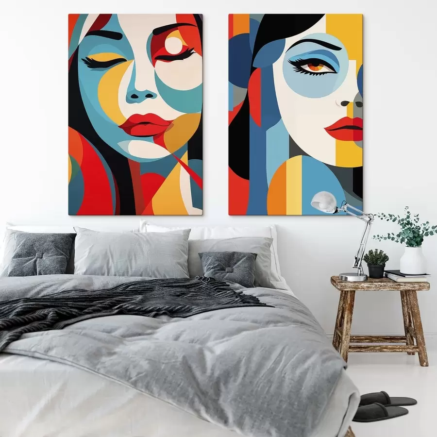 murales de pared Retratos abstractos m30402