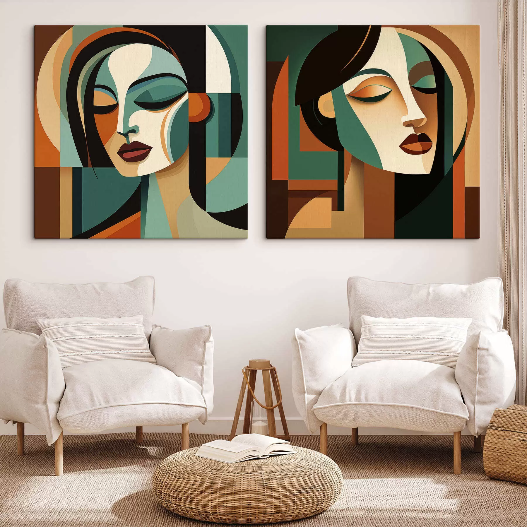 murales de pared Retratos abstractos m30403