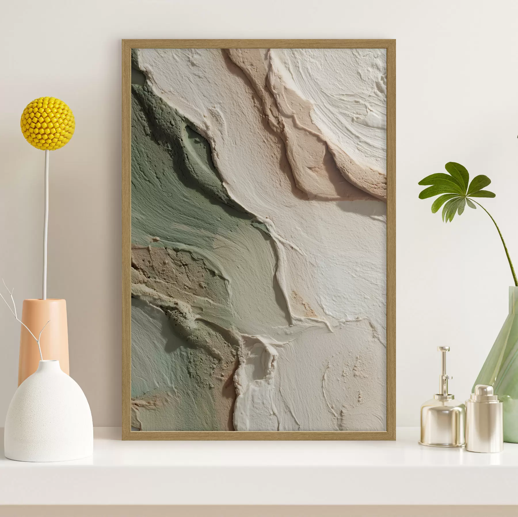 murales de pared Toque verde f48799