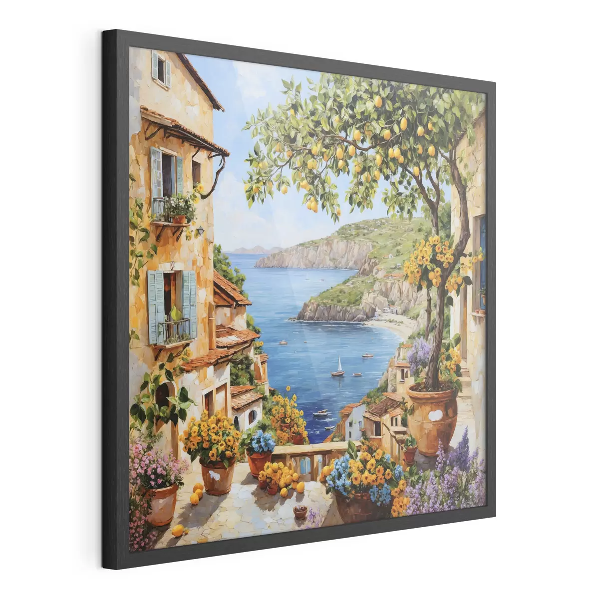 Poster Limonero junto al mar f48818