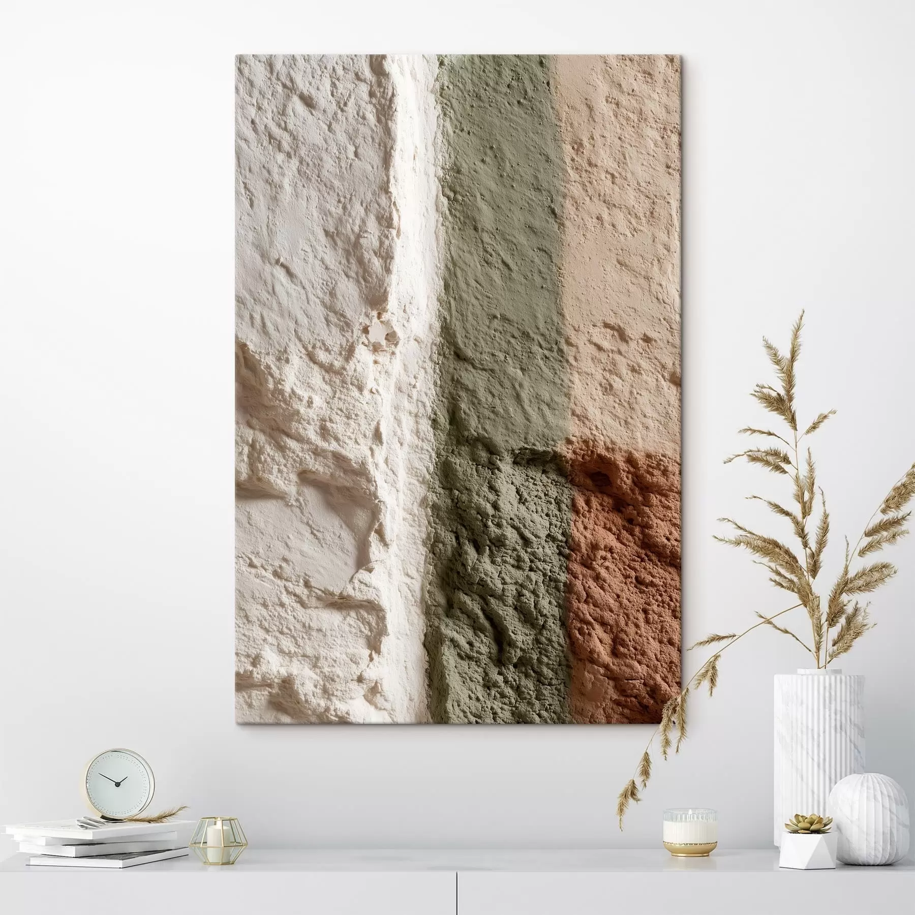 murales de pared Rayas verticales con textura de estilo minimalista s48800