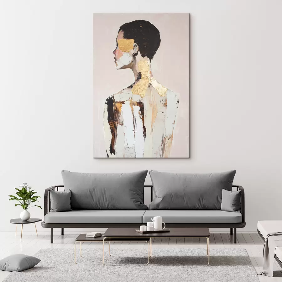 murales de pared Silueta abstracta s48699