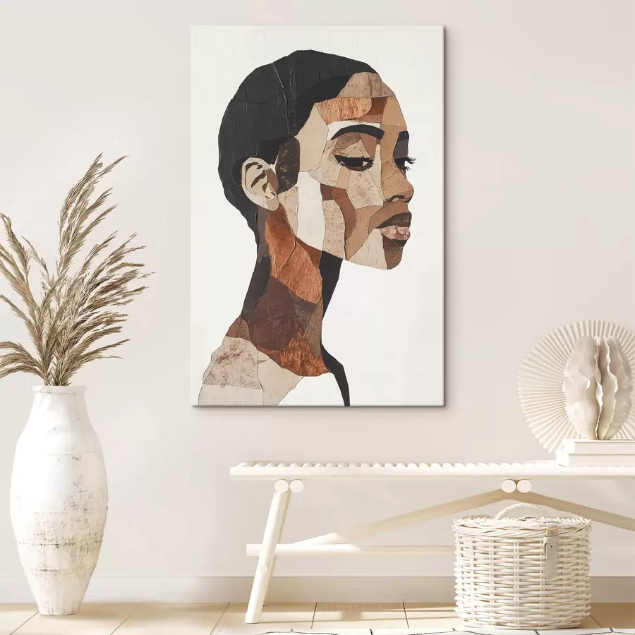 murales de pared Retrato abstracto de una mujer s48922