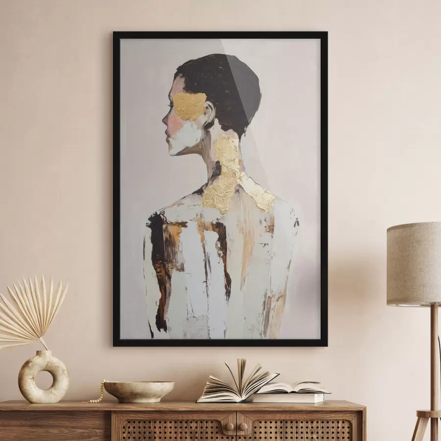 murales de pared Silueta abstracta f48699