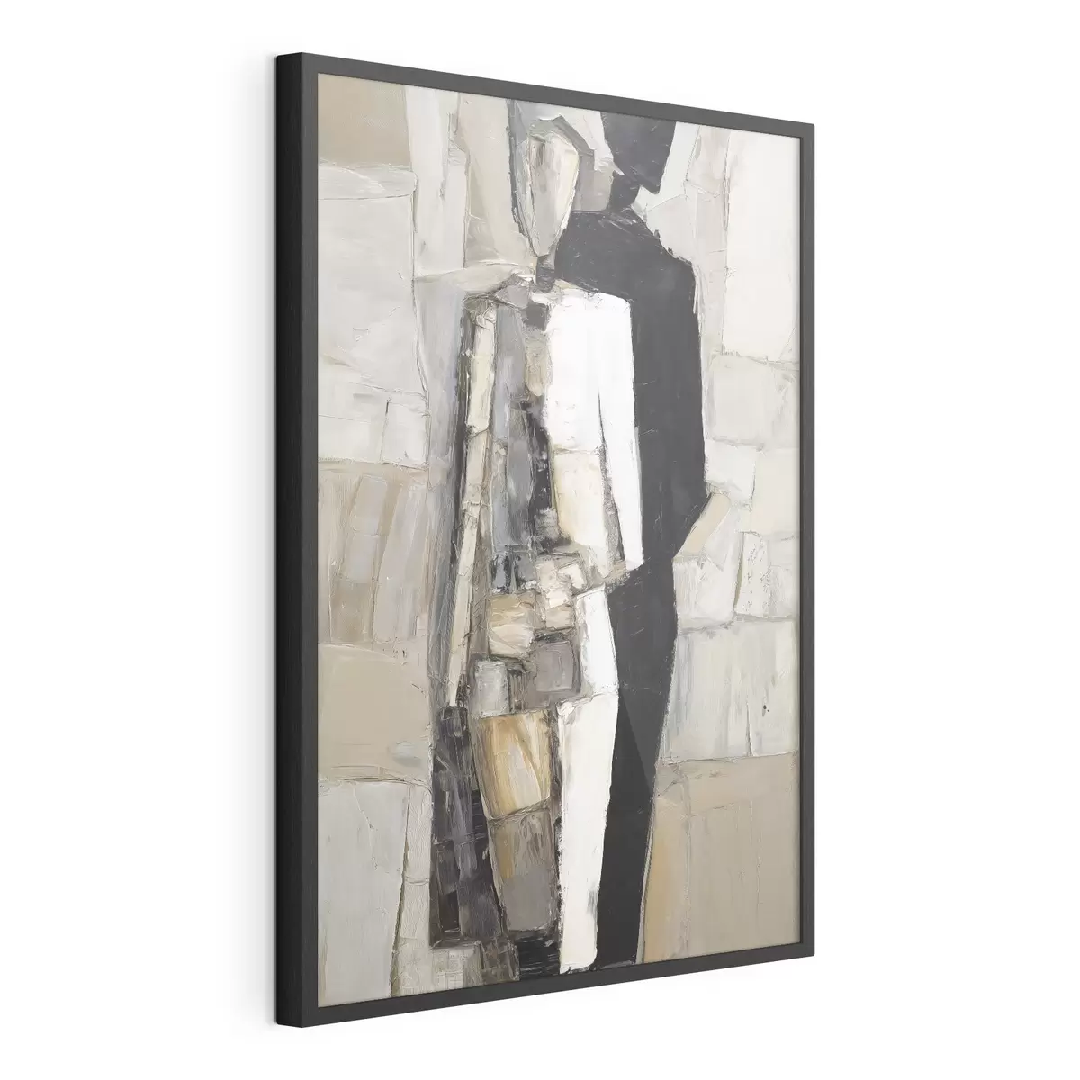 Poster Siluetas abstractas de una pareja f48924