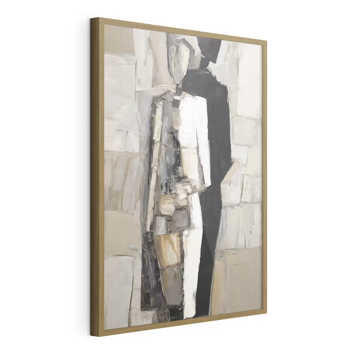 Poster Siluetas abstractas de una pareja f48924