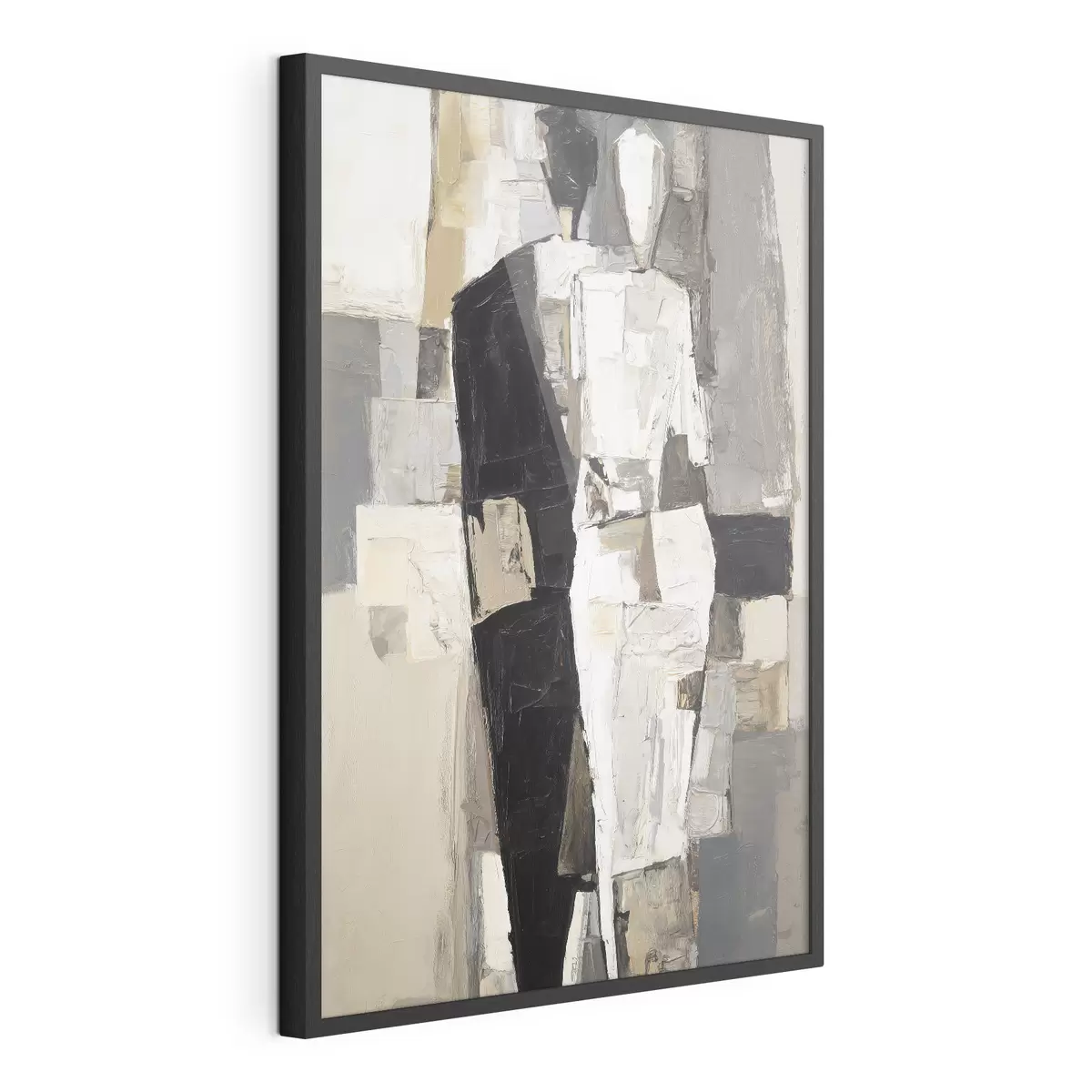 Poster Siluetas abstractas de una pareja f48925