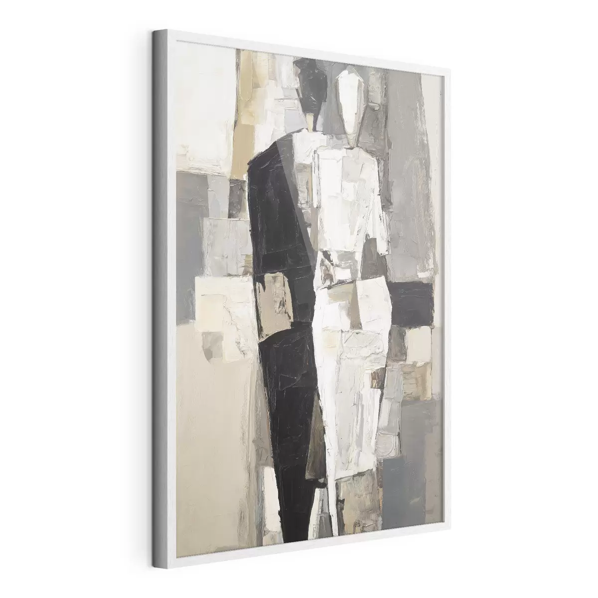 Poster Siluetas abstractas de una pareja f48925