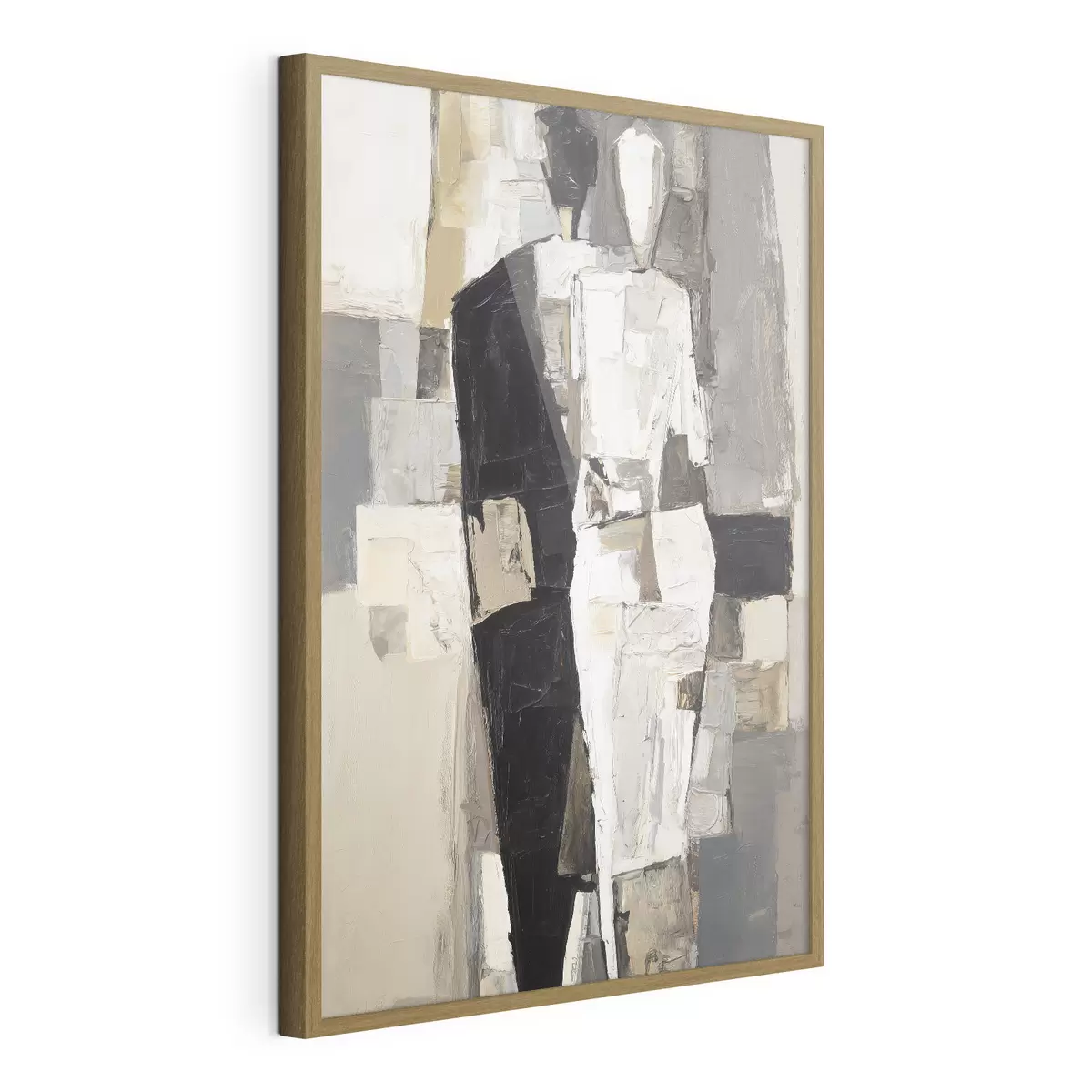 Poster Siluetas abstractas de una pareja f48925