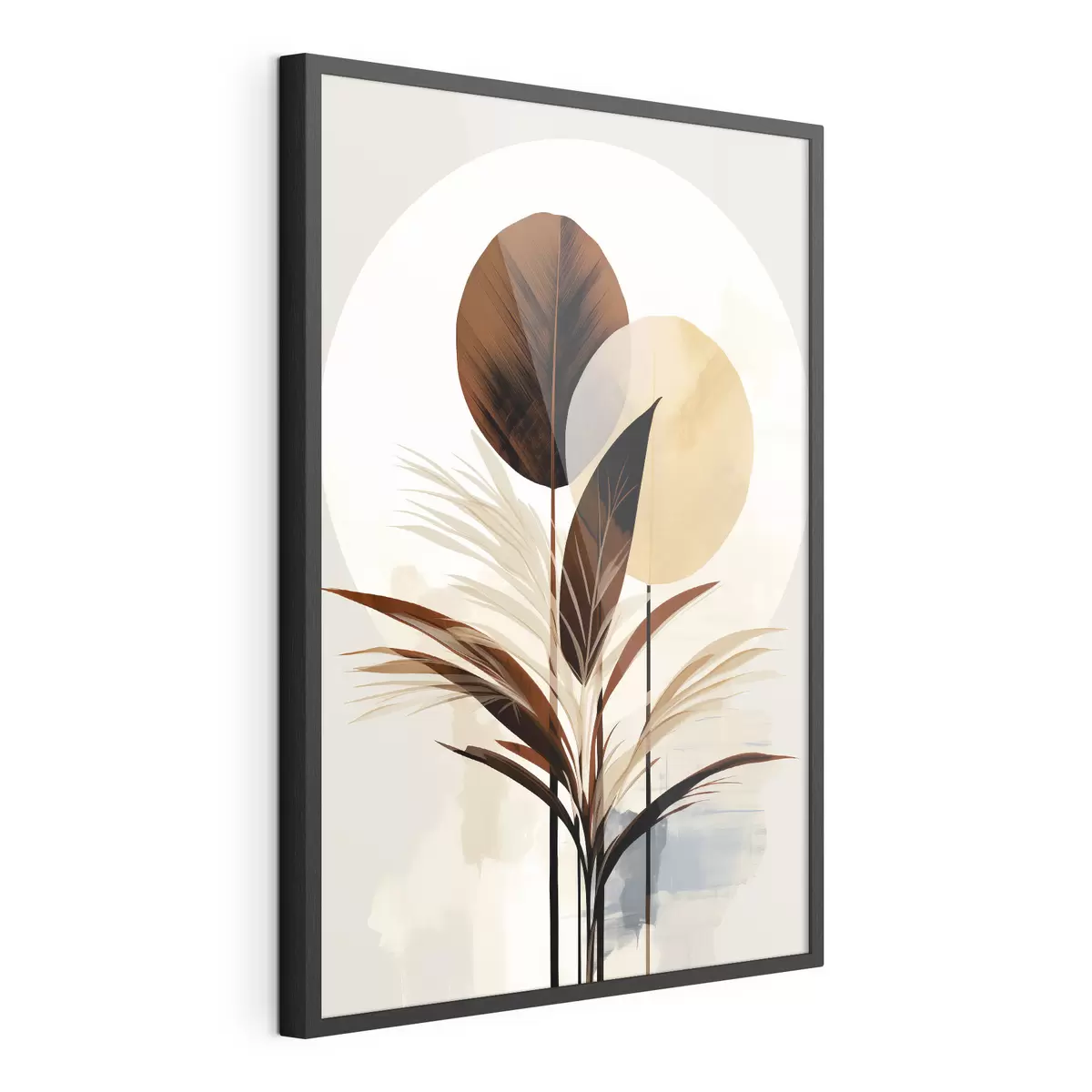 Poster Una abstracción con una planta f48926