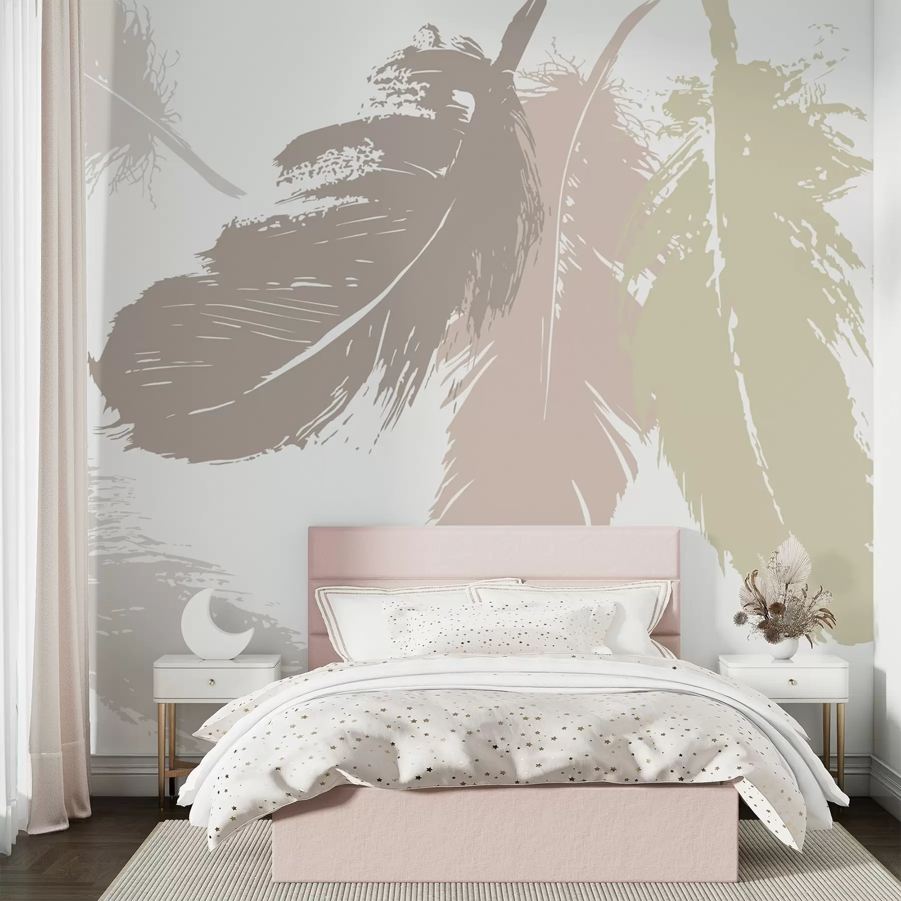 murales de pared Plumas w05549