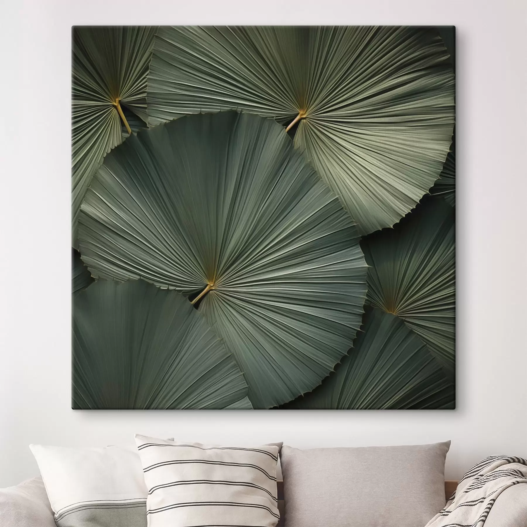 murales de pared Hojas de palmera s48977
