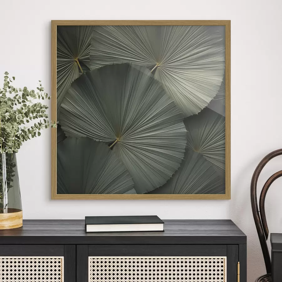 murales de pared Hojas de palmera f48977