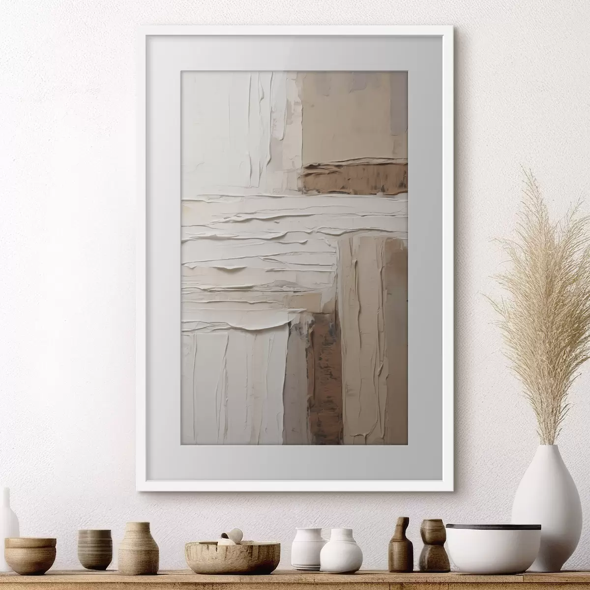 Poster Imitación del arte abstracto moderno en la pintura f48982