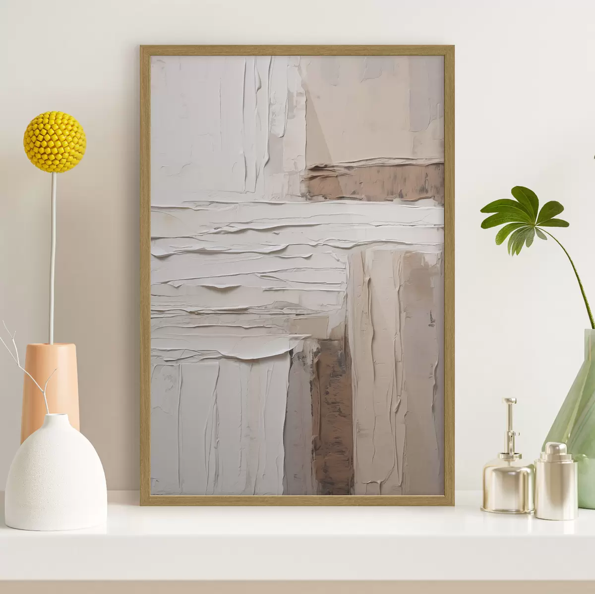 Poster Imitación del arte abstracto moderno en la pintura f48982