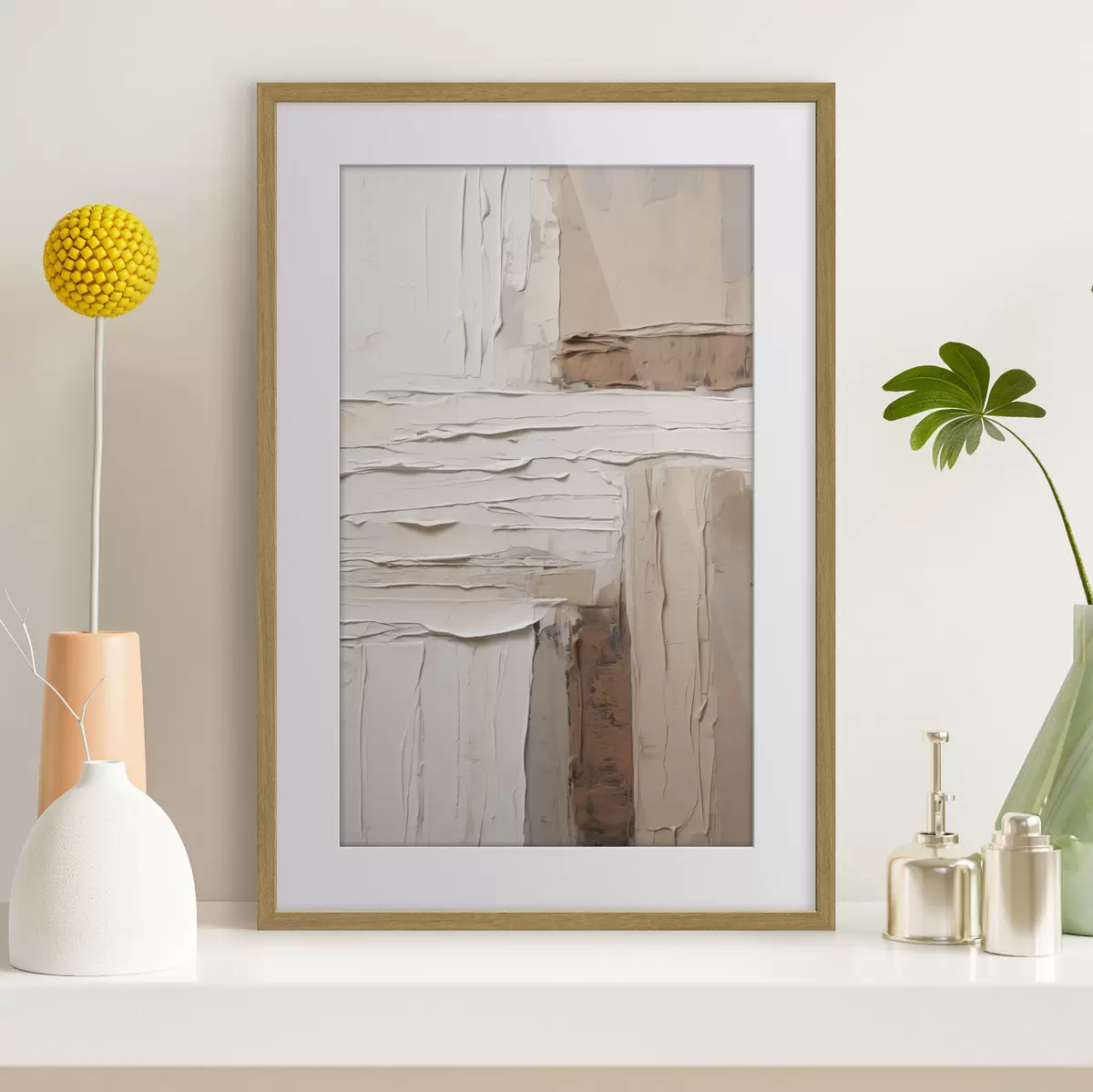 Poster Imitación del arte abstracto moderno en la pintura f48982