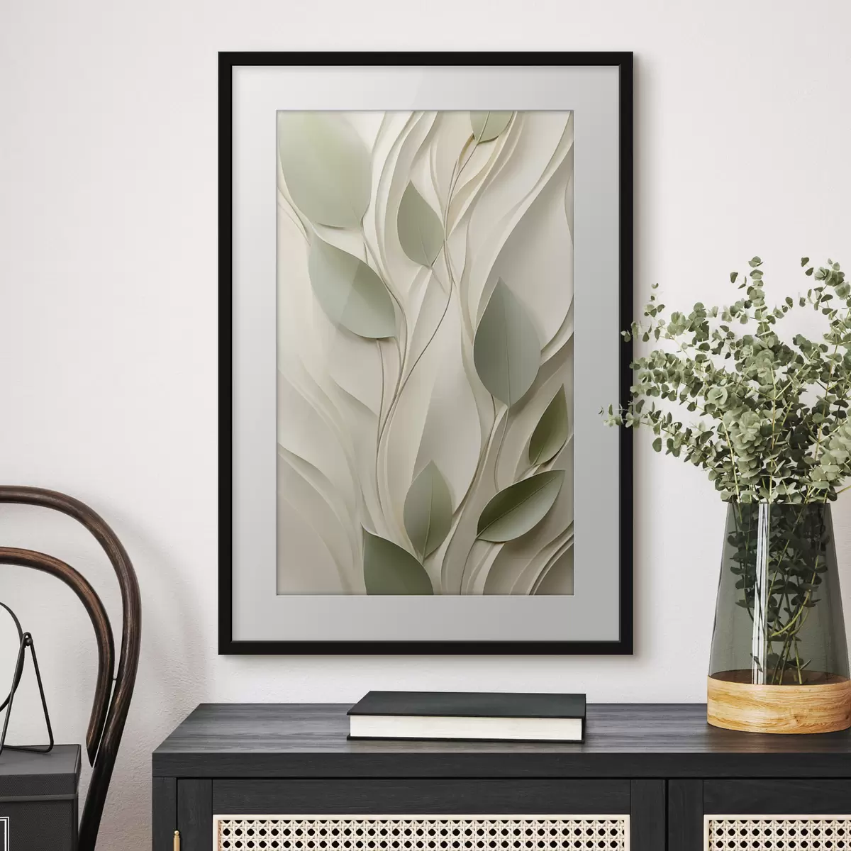 Poster Composición vegetal abstracta f48985