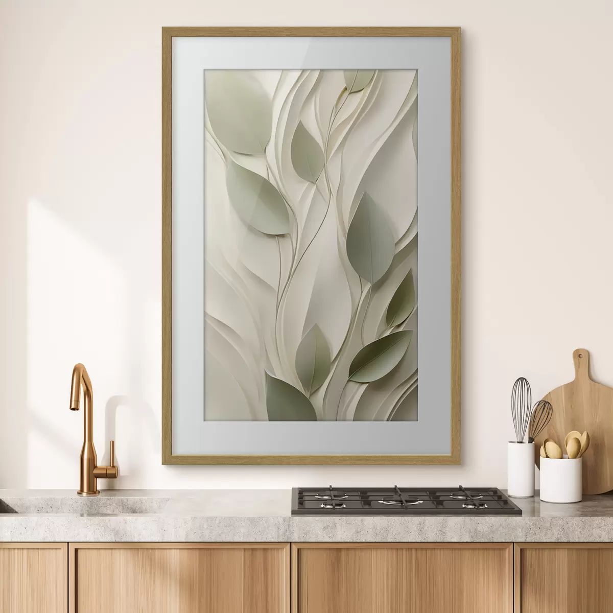 Poster Composición vegetal abstracta f48985