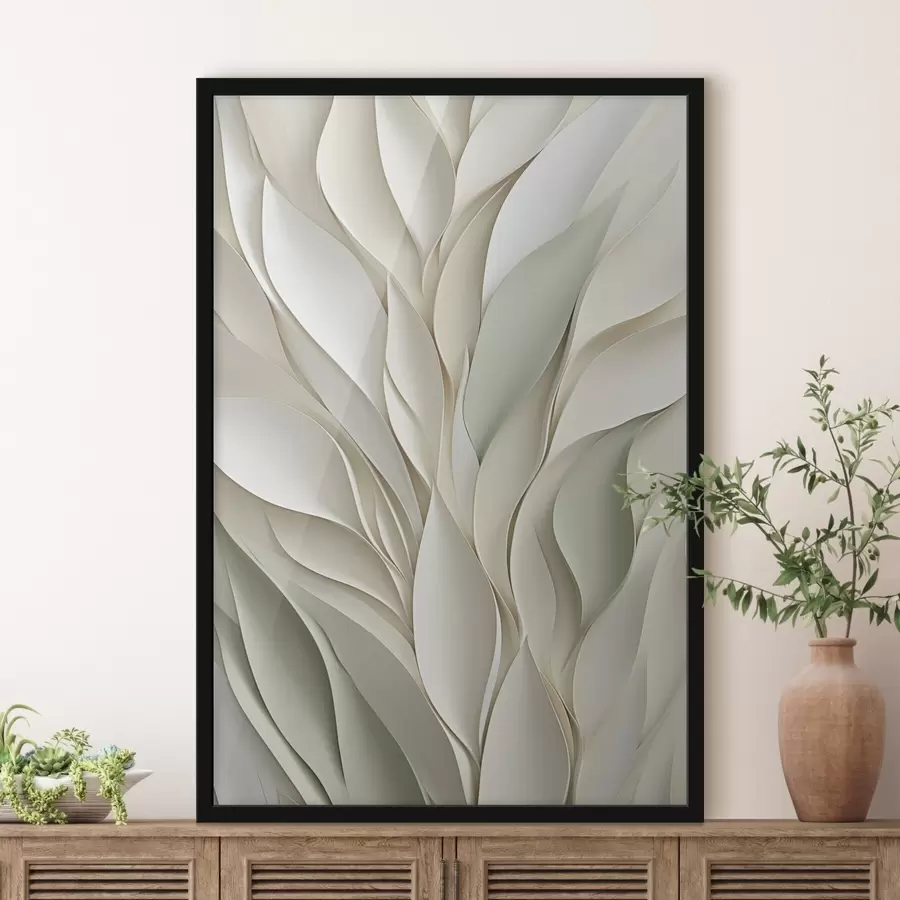 murales de pared Composición vegetal abstracta f48986