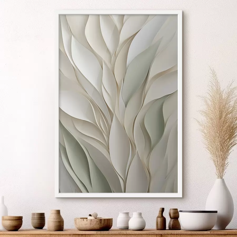 murales de pared Composición vegetal abstracta f48986