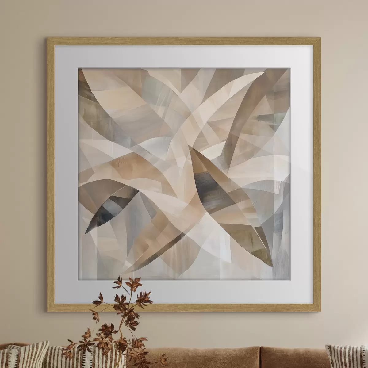 Poster Hojas plegadas f48847