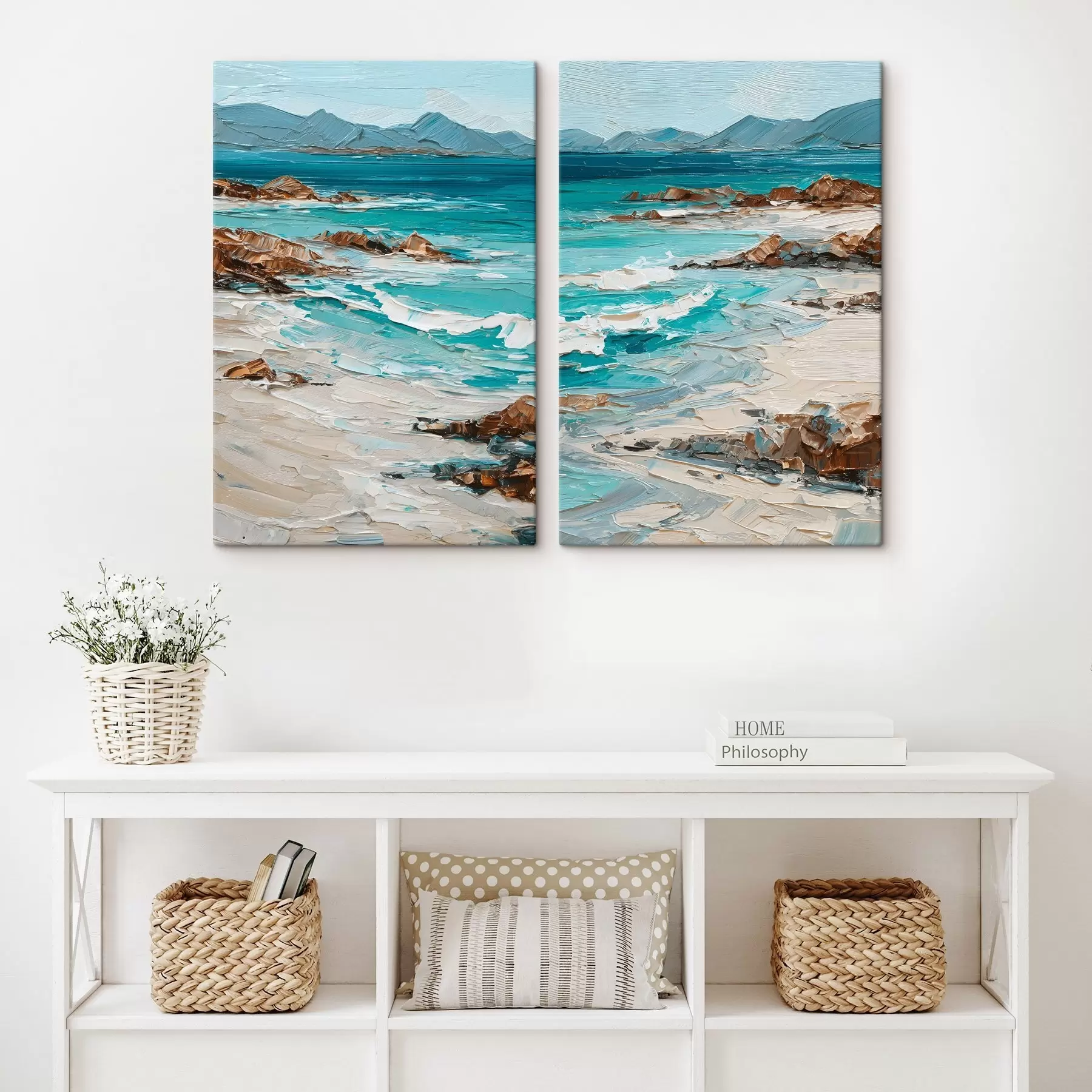 murales de pared paisaje marino con acantilados m30432