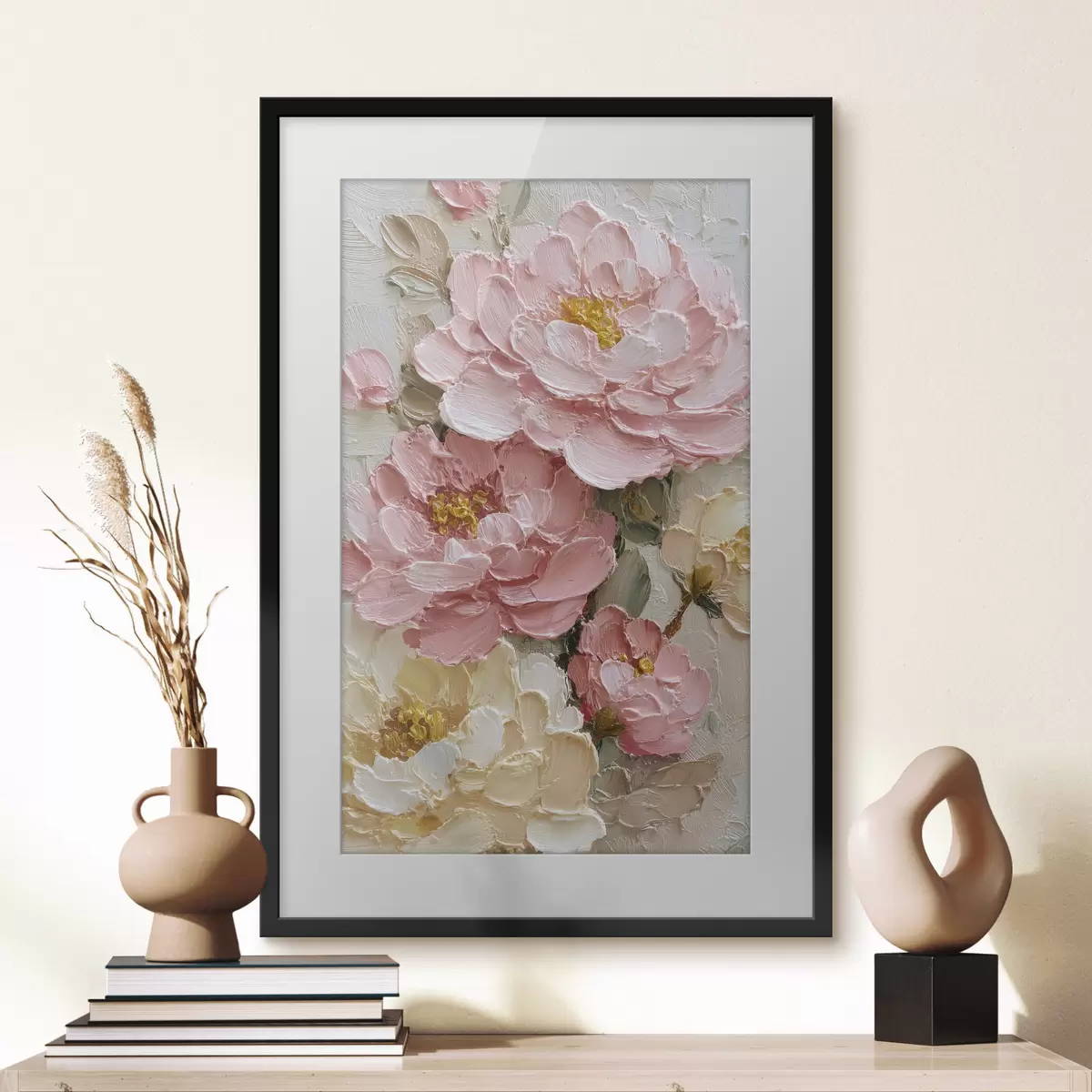 Poster Arreglo floral de peonías f49013