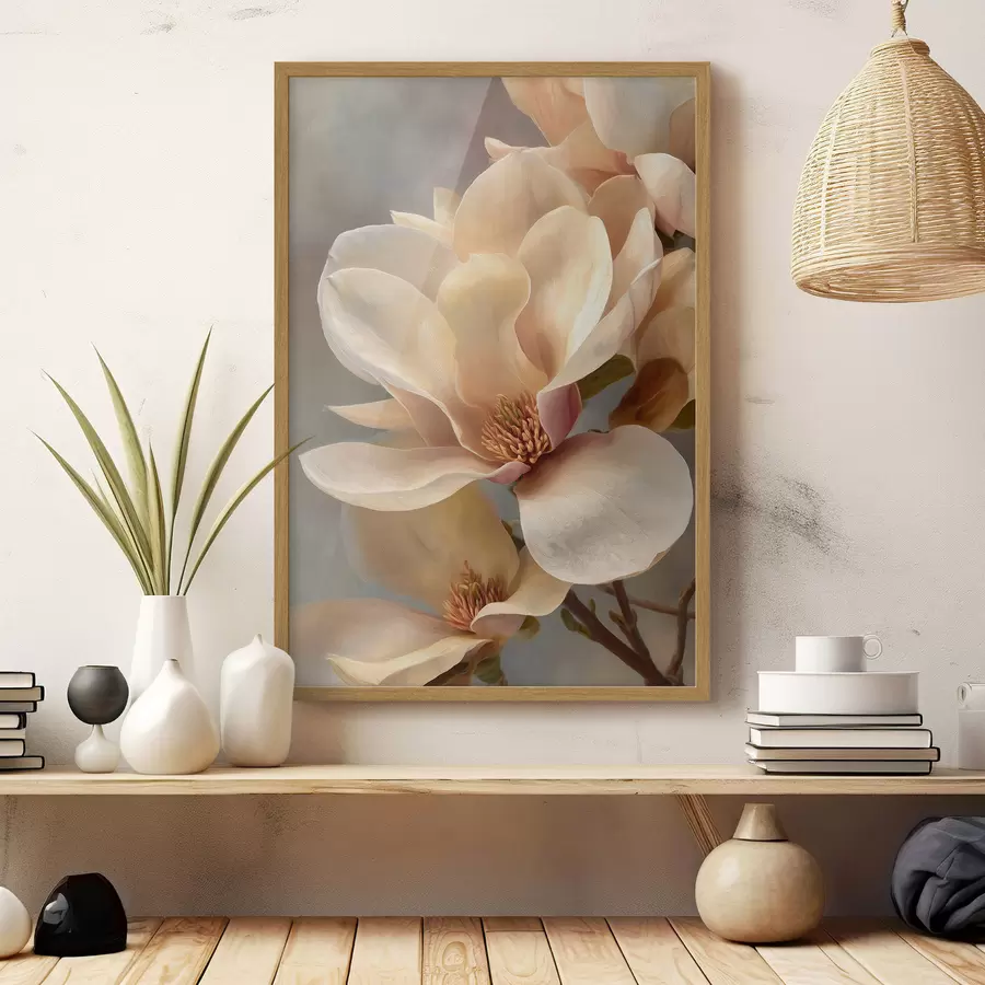 murales de pared Caricia de magnolia f49016