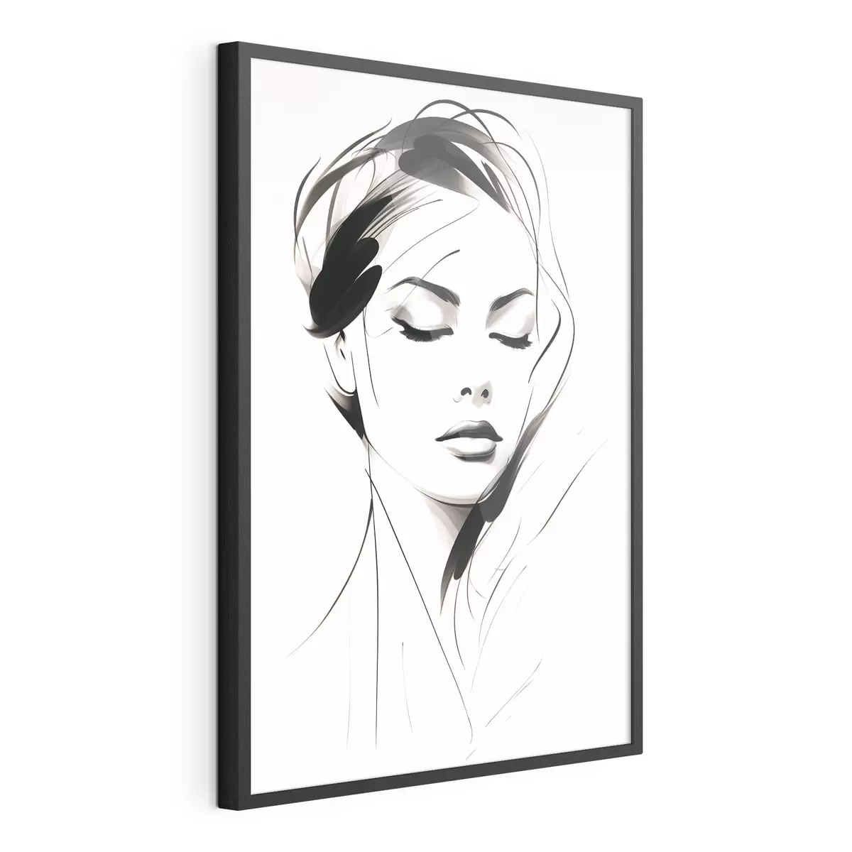 Poster Boceto de una mujer abstracta f49024