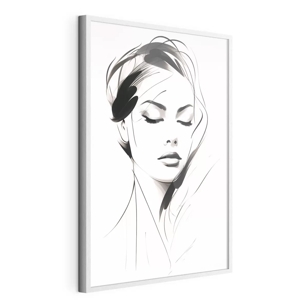 Poster Boceto de una mujer abstracta f49024