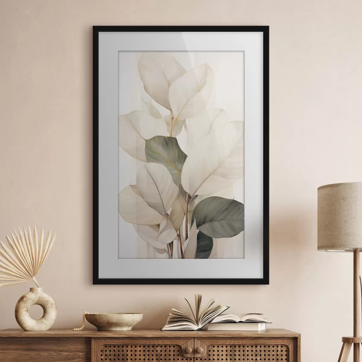 Poster Hojas de plantas decorativas f49026