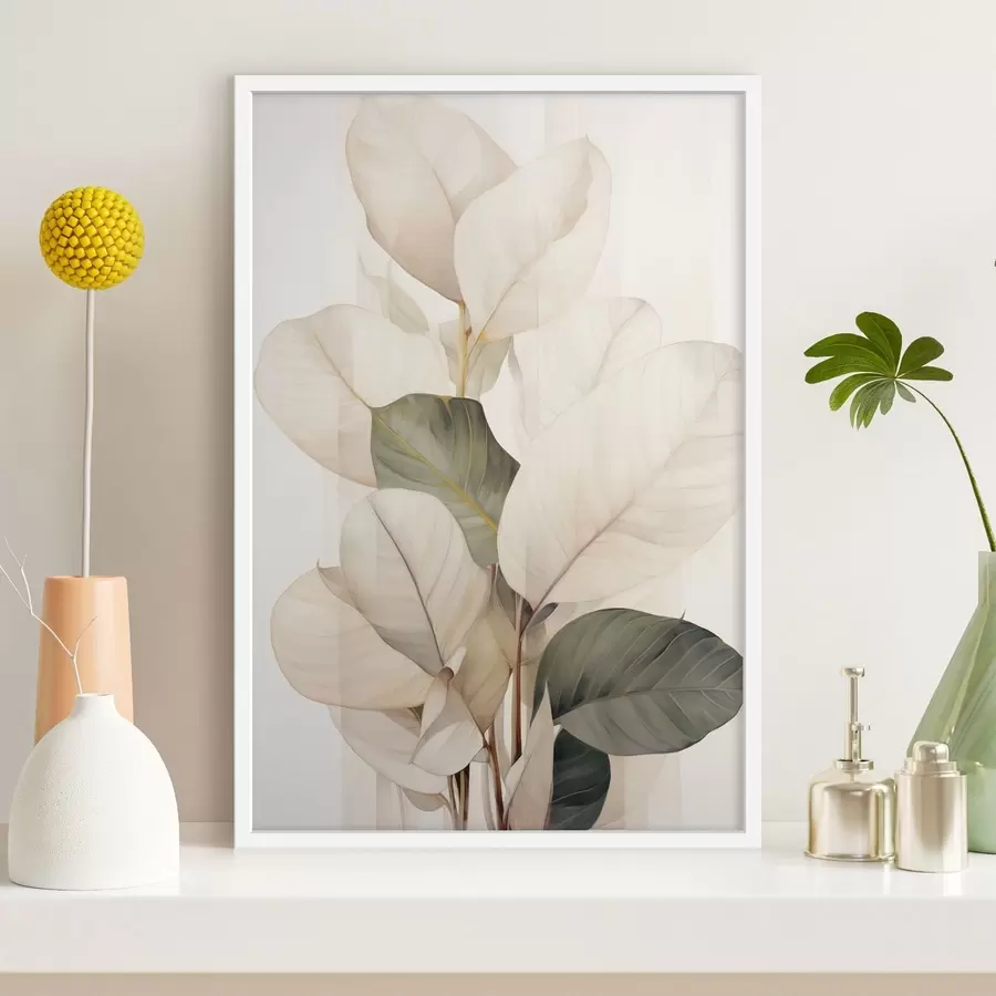 murales de pared Hojas de plantas decorativas f49026