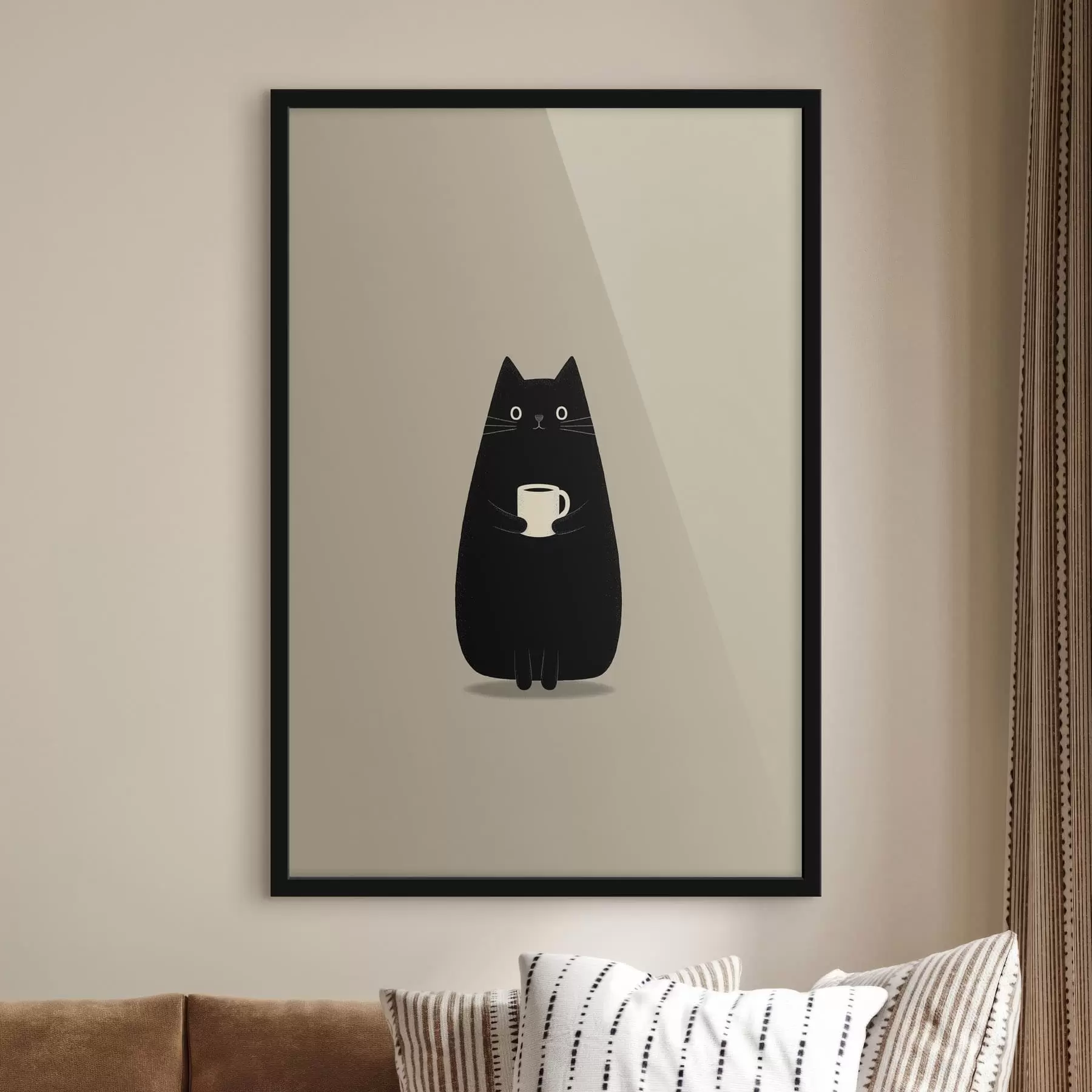 murales de pared Gato y nostalgia f49030