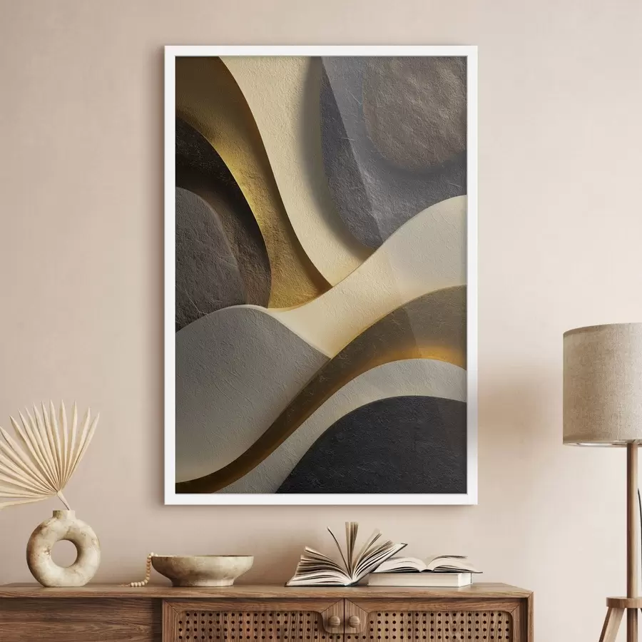 murales de pared Formas fluidas f49034