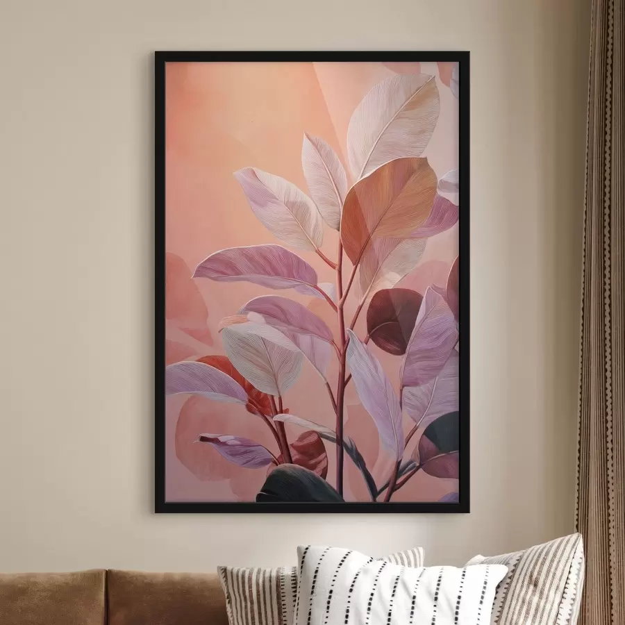 murales de pared Hojas decorativas f49038