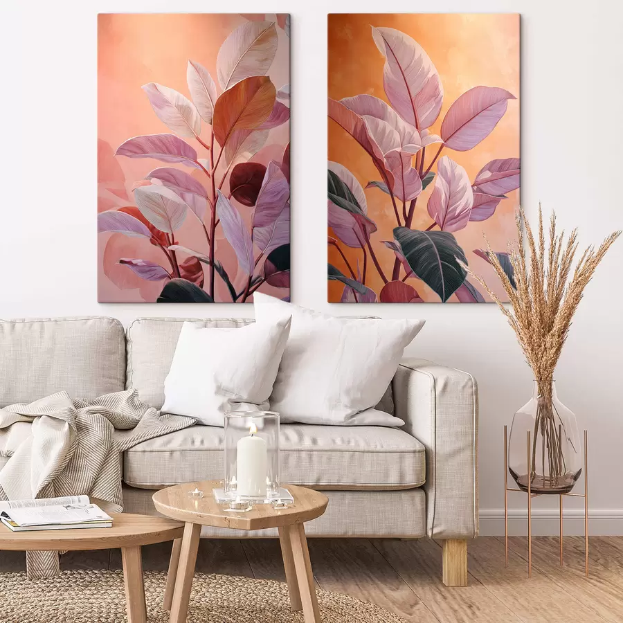 murales de pared Hojas decorativas m30415
