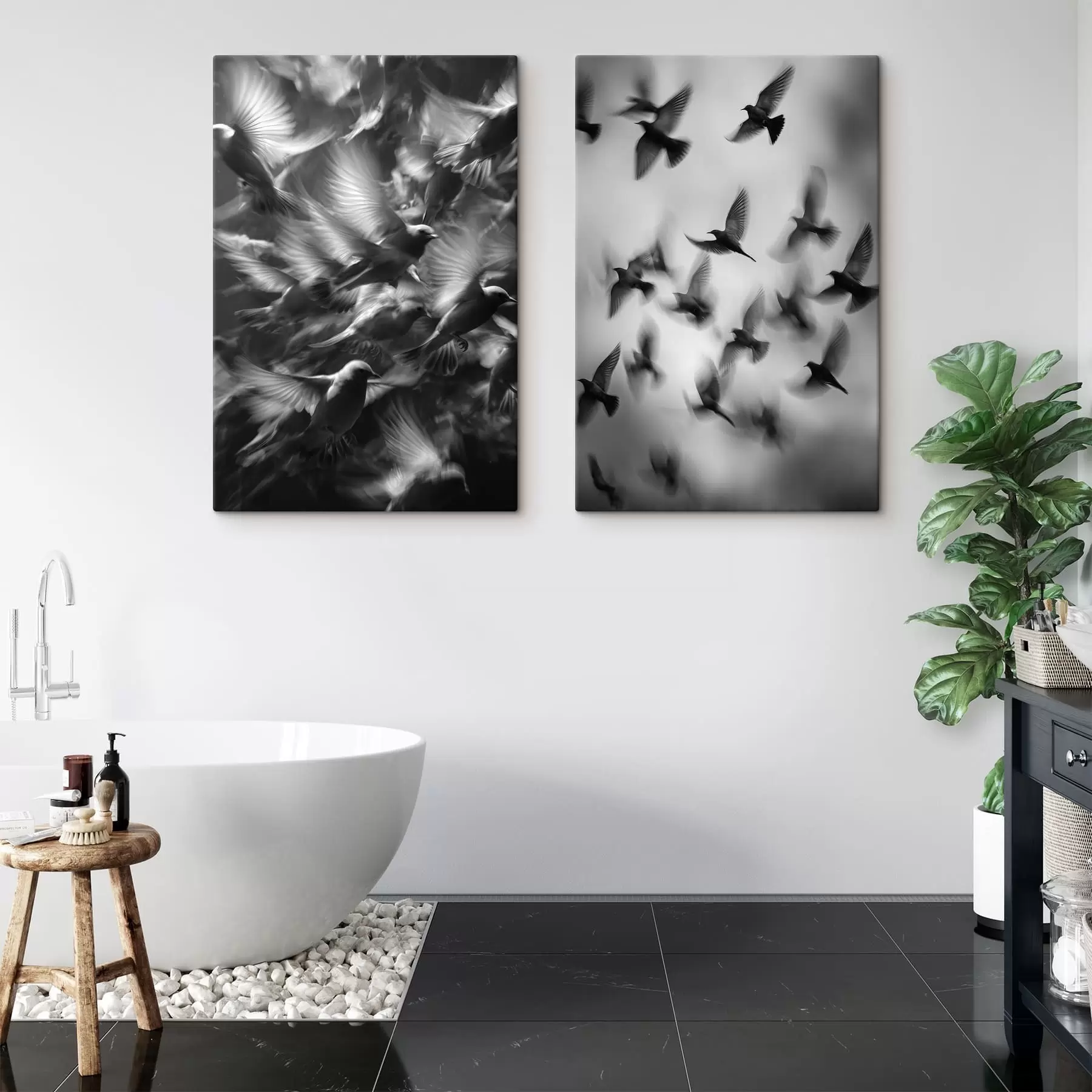 murales de pared Aves en vuelo m30421
