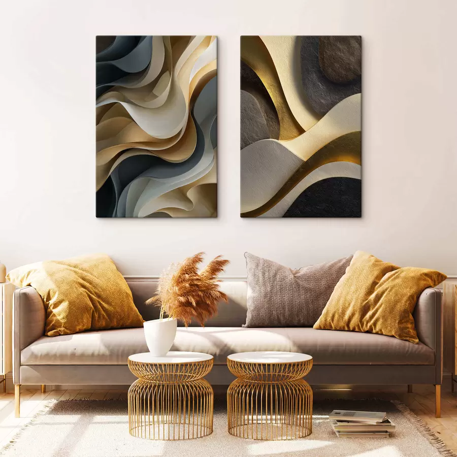 murales de pared Ondas abstractas m30425