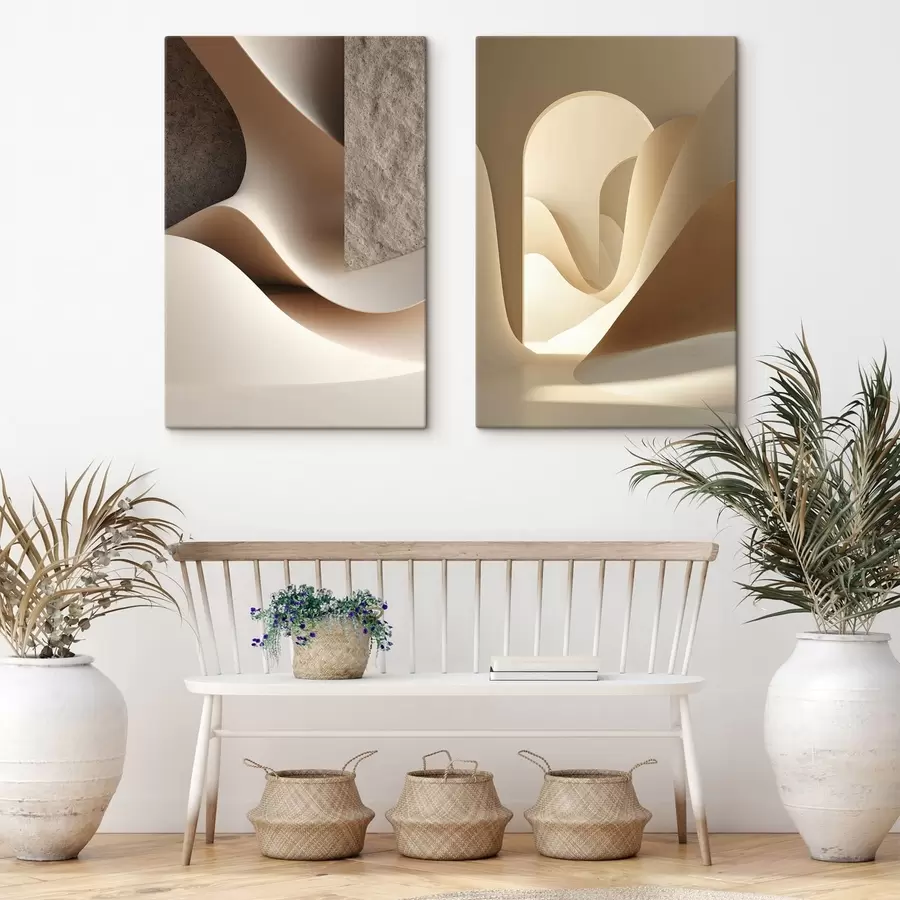murales de pared Formas de arena m30429