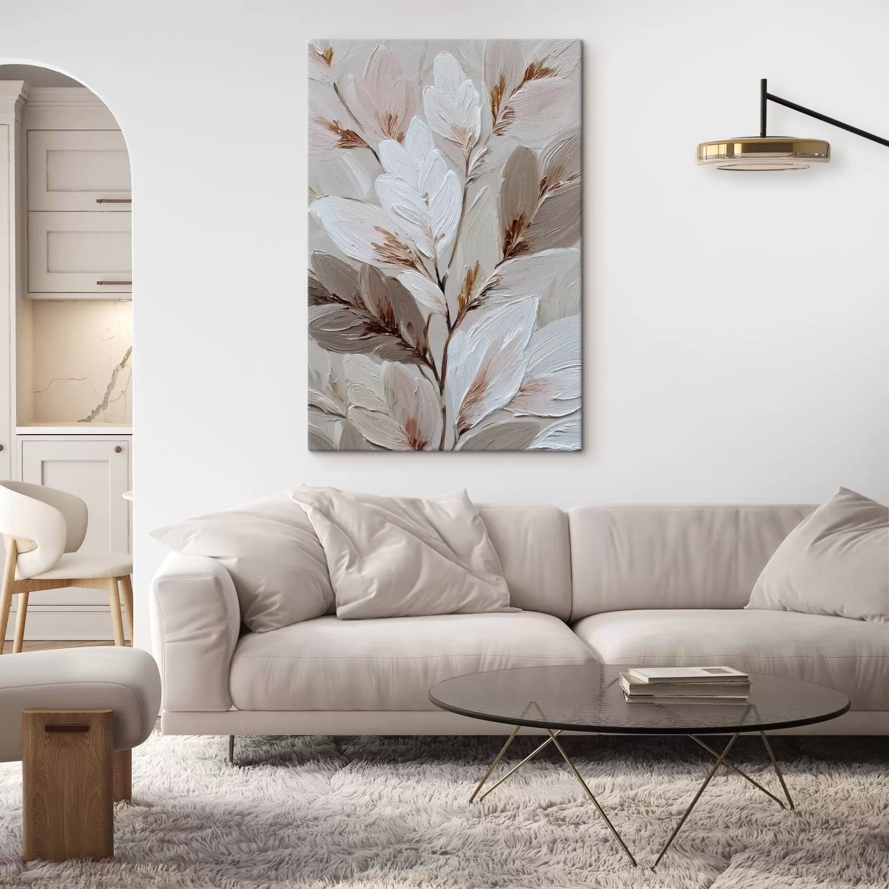 murales de pared Hoja y rama s49011