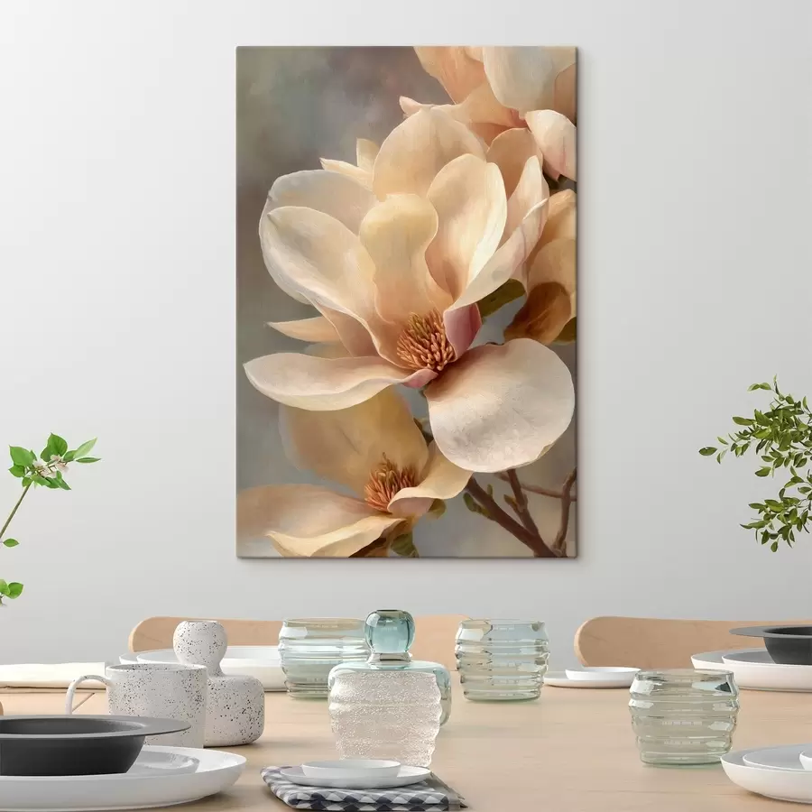 murales de pared Primer plano de una flor de magnolia s49016