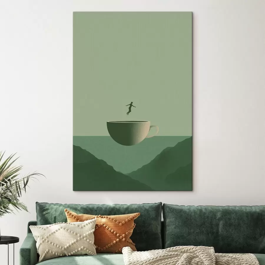 murales de pared La copa sobre las montañas s49028