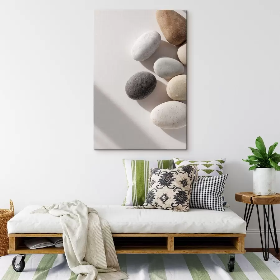 murales de pared Equilibrio minimalista con piedras s49041