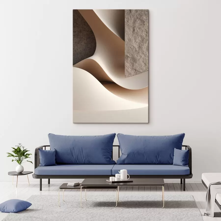 murales de pared Flujo de arena texturizada s49044