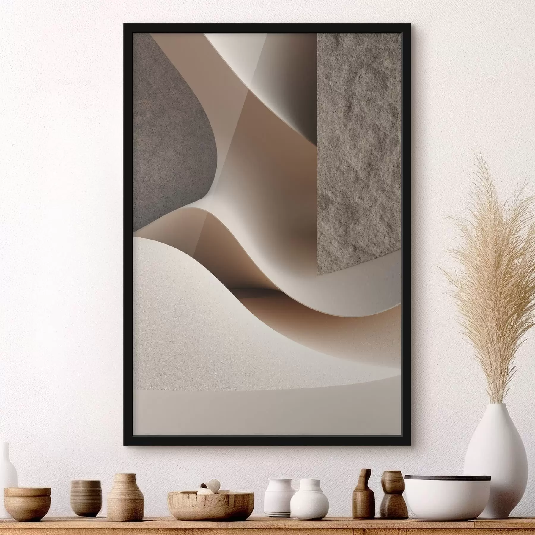 murales de pared Flujo de arena texturizada f49044